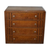 1960s chest of drawers wooden varnish