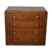 1960s chest of drawers wooden varnish