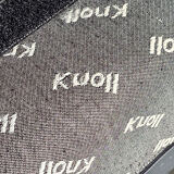 Pair / Trix and Robert Haussmann / Dark grey leather chairs by Knoll