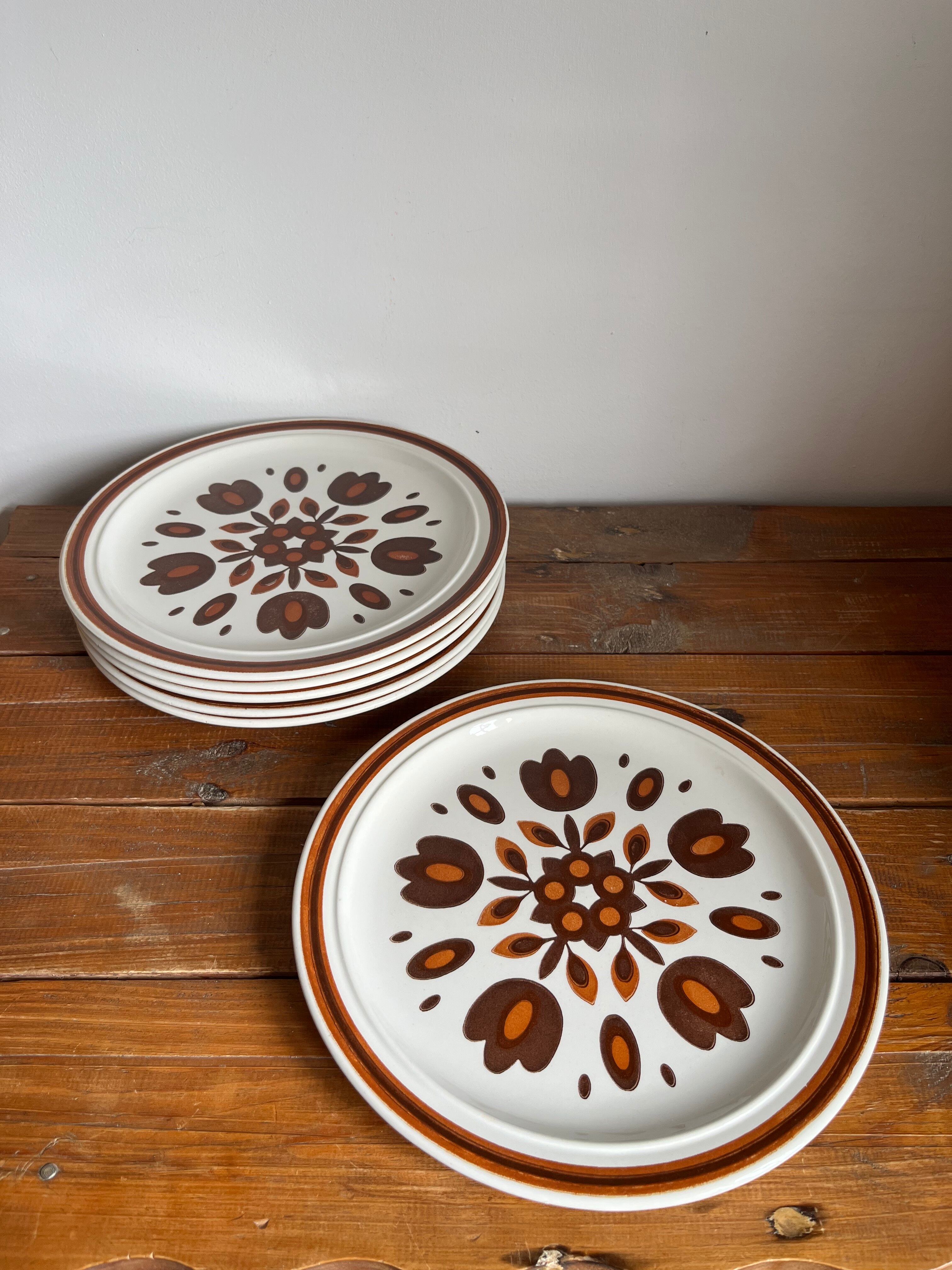 6 assiettes plates
