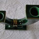 2-spoke art deco candle holder