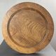 Chunky low wood turned side table in the style of Charles Dudouyt, 1950s