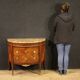 French Louis XVI Style Half-Moon Commode