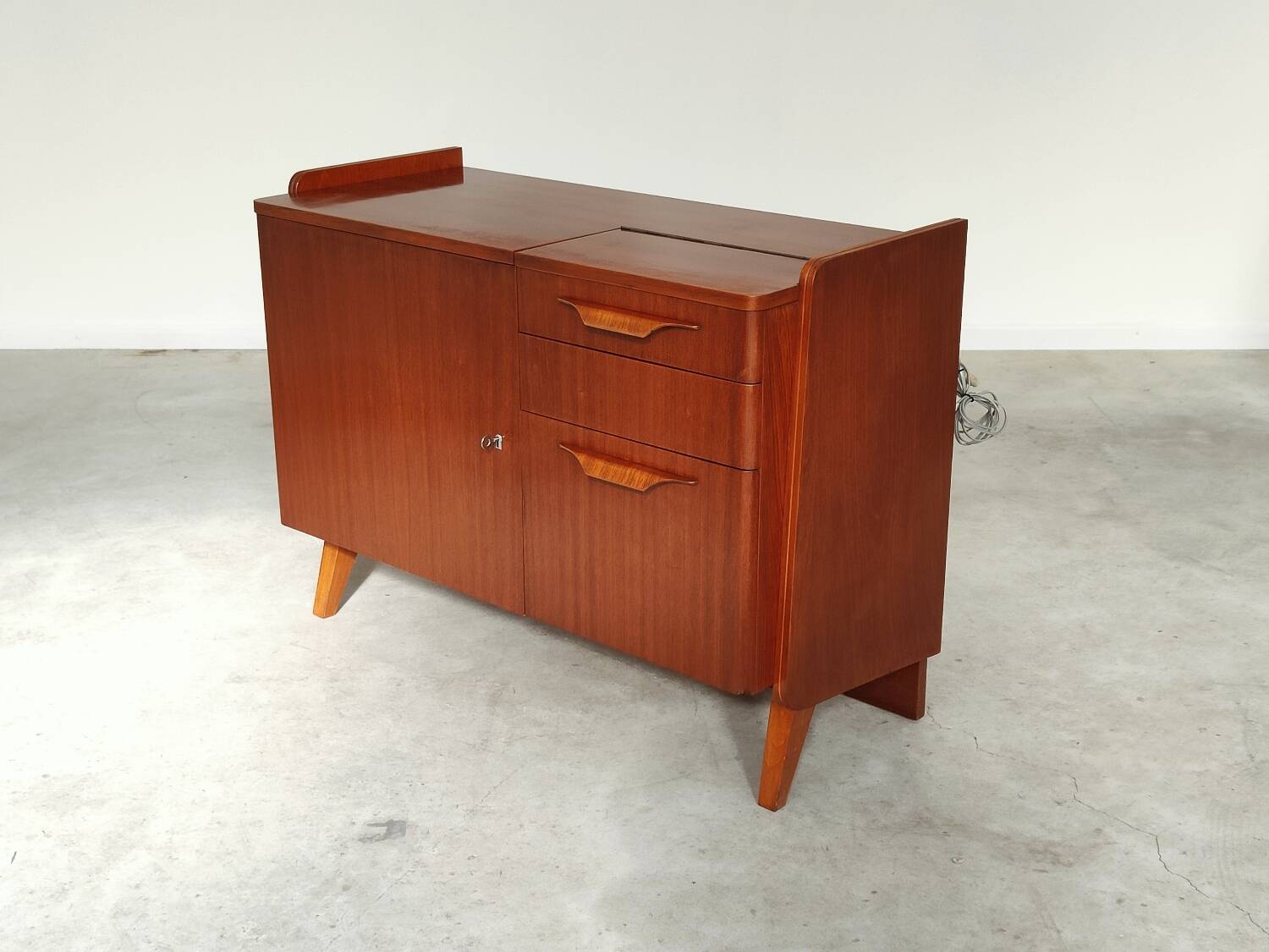 Low sideboard by Frantisek Jirak for Tatra Nabytok 1959