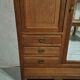 Vintage French oak wardrobe – circa 1920, with subtle Art Deco influences