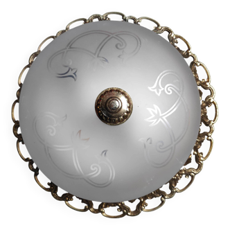 Ancien plafonnier 2 lumières