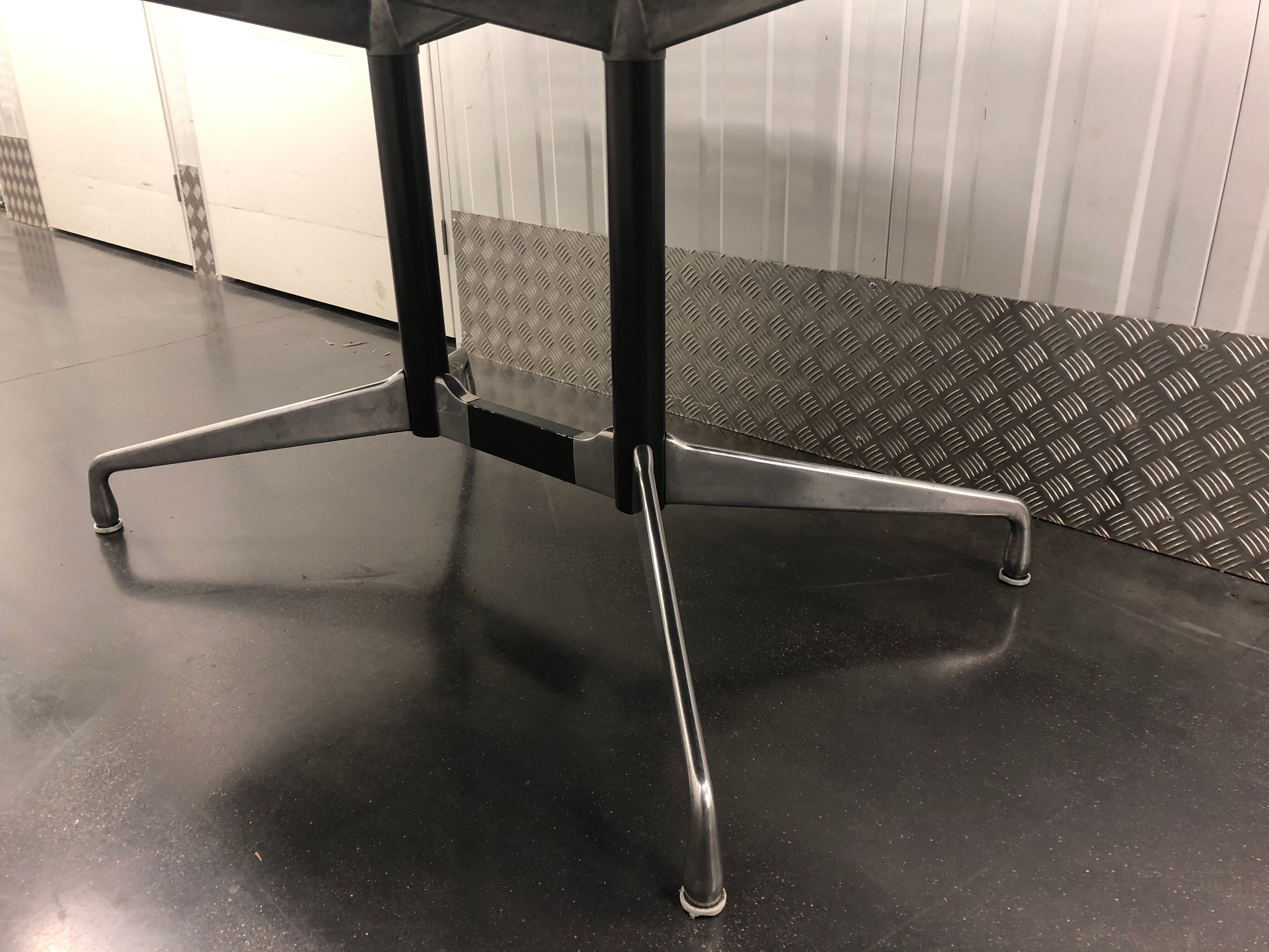 Conference table by Eames edition Herman Miller Aluminium Group 1964