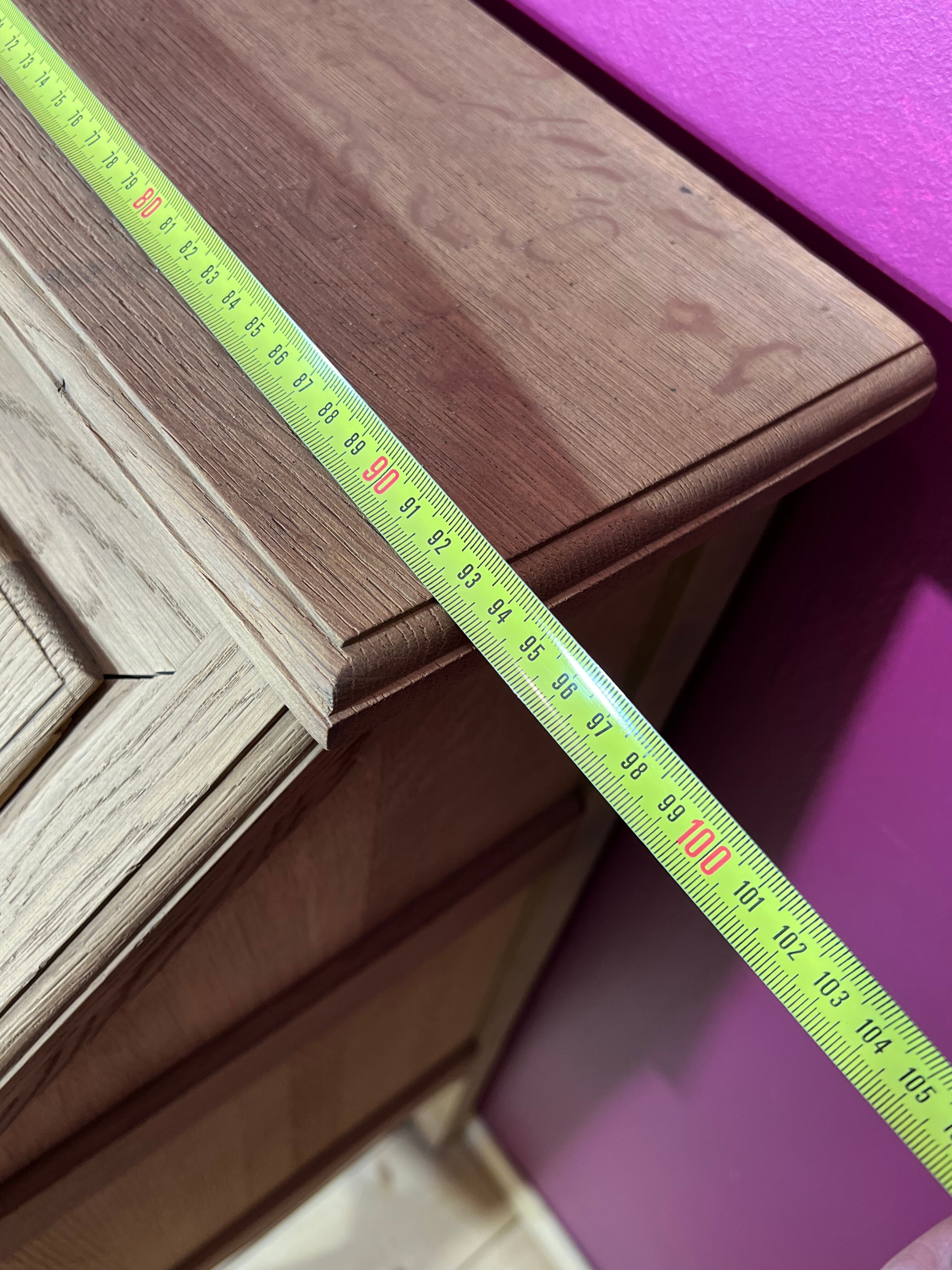 Decapé desk in baroque oak