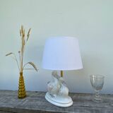 Earthenware duck zoomorphic lamp