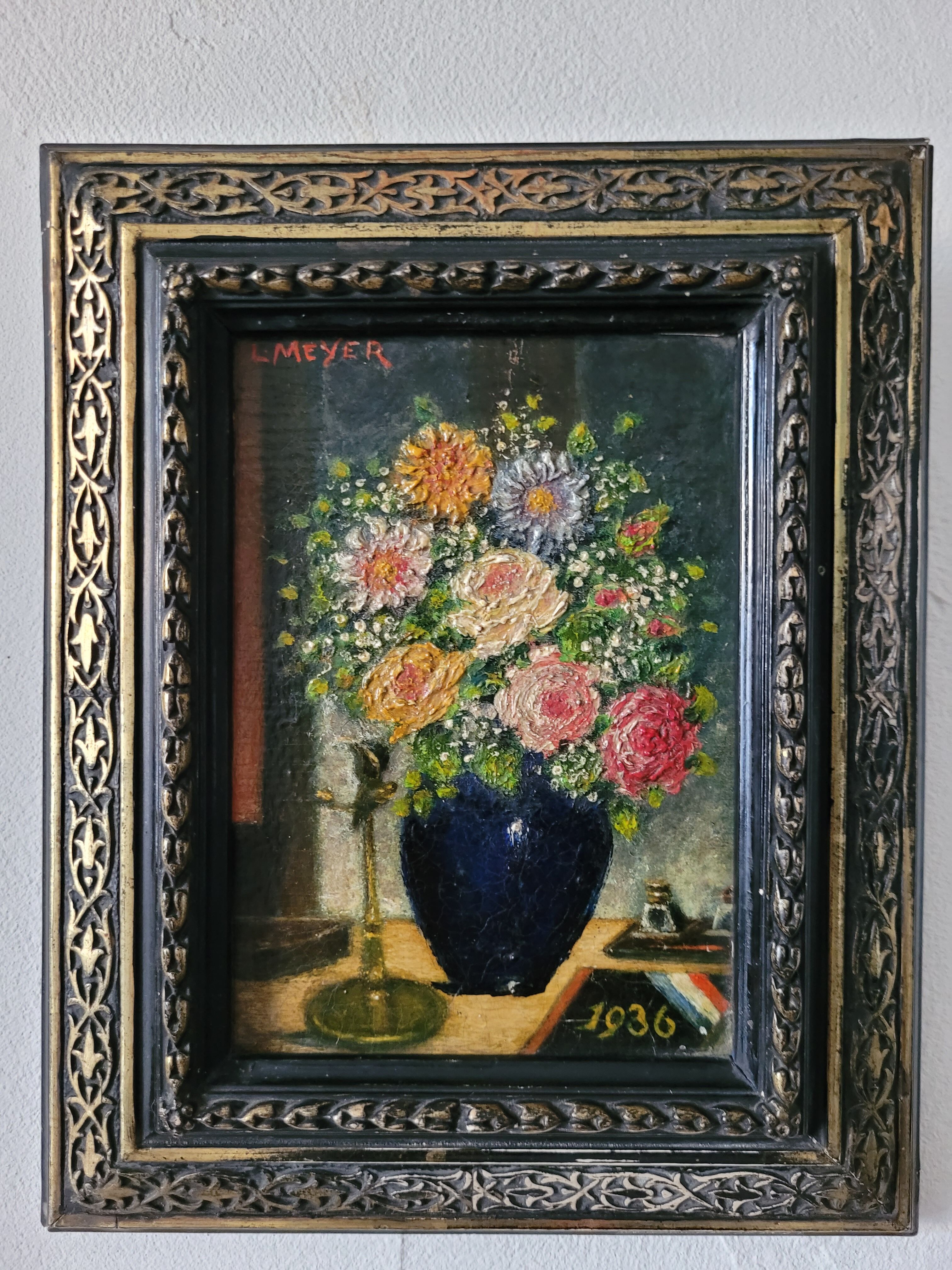 Bouquet painting 1936