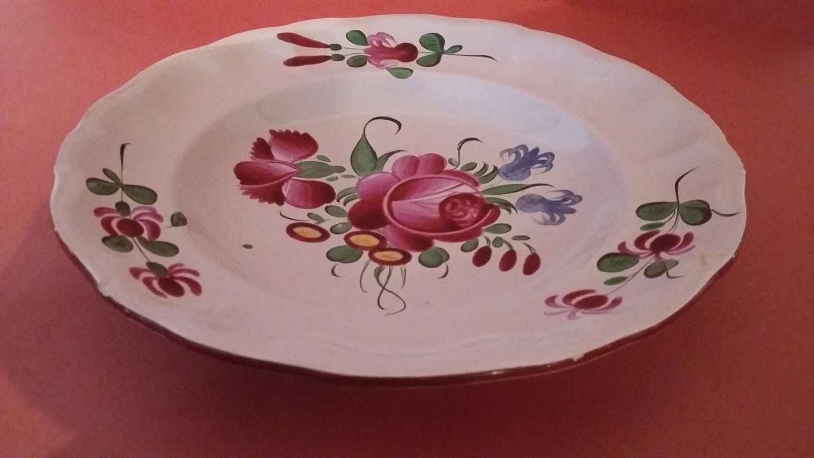 Assiette creuse Faïence de Lunéville XIXème