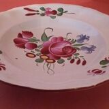 Hollow plate Faience de Lunéville XIXth