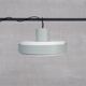 Mid-century steel and glass pendant by RAAK