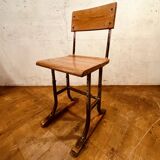 Adjustable workshop chair from the 50s/60s