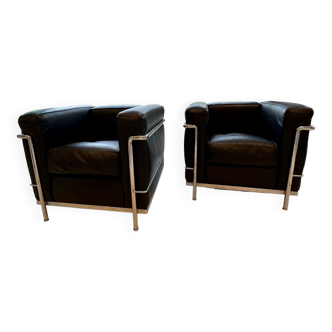 Armchairs LC2  Cassina Le Corbusier