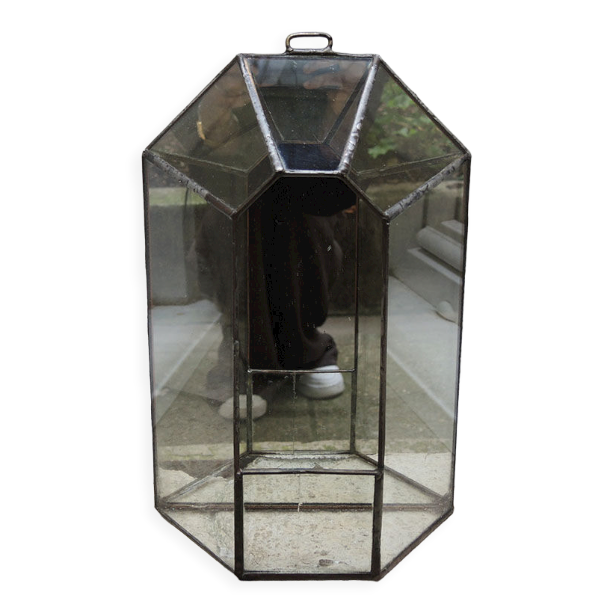 Old mini octagonal wall display