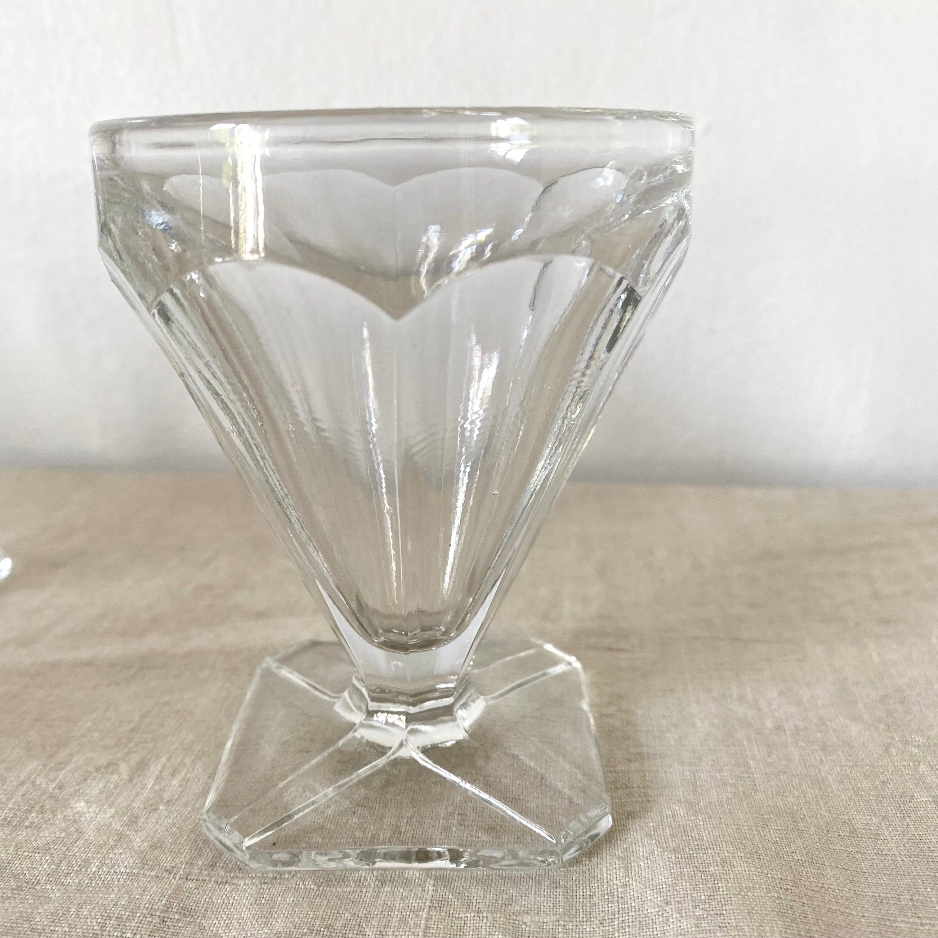 Vintage stemmed glasses