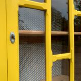 Glass-glazed Parisian wardrobe 1950