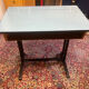 School desk blue formica desk from the 60s-70s
