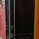 Curtained cabinet, late 19th century.
