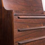 Secretary desk, Danish Rosewood by Arne Wahl Iversen for Branderup Mobelfabrik 1960.