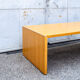 Bureau amovible en frêne et aluminium Italie années 60