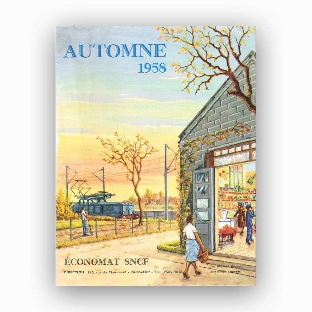 Eco sncf bottle rack from the 1950s