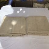 Pair of hemp sheets marked DB