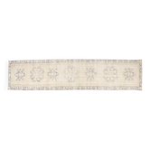 Handmade Oushak Wool Runner Rug