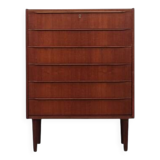 Commode en teck, design danois, années 1960, production : Danemark