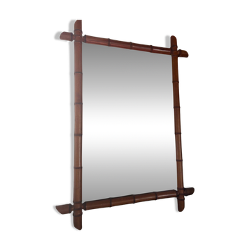 Miroir ancien Bambou