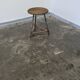Metal and wood industrial stool