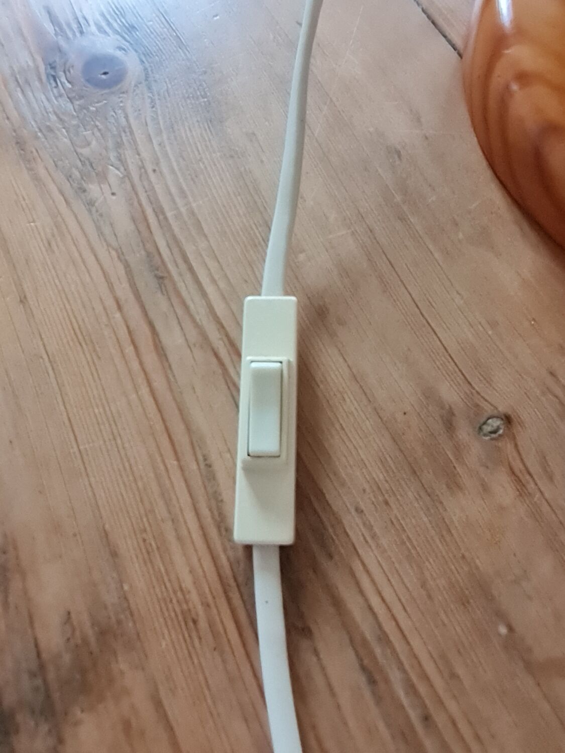 Scandinavian articulated pine lamp