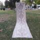 Vintage Turkish hallway rug 100x391 cm