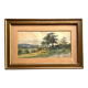 Classical watercolour, 19th-century school, View of Andilly, 1818.