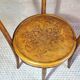 Early 20th century curved wooden office chair