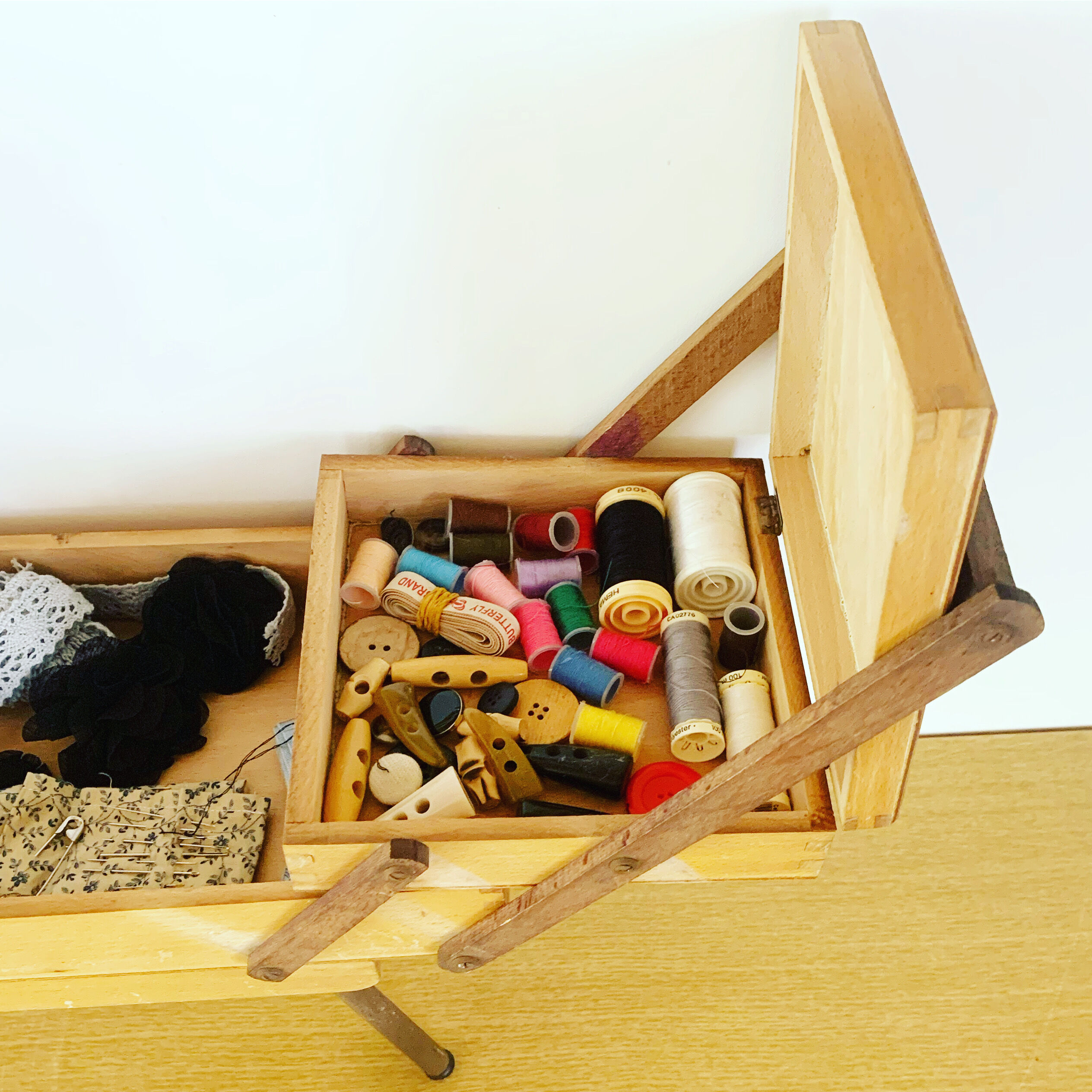 Vintage wood and metal worker