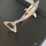 Bottle opener Dolphin silver metal