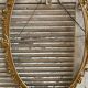 Antique Oval Mirror Frame Pediment Knot Louis XV Style Gilt Bronze