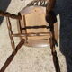 Lot de 2 chaises bauman 1960 style western bistrot
