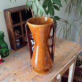 Vintage ceramic amphora vase