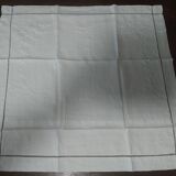 Old linen sheet, fine, embroidered with monogram BB, button closure, 72 x 7.