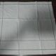 Old linen sheet, fine, embroidered with monogram BB, button closure, 72 x 7.