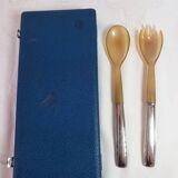 Art Deco salad cutlery