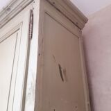 Armoire ancienne, début XIX°, patine peinte d’origine