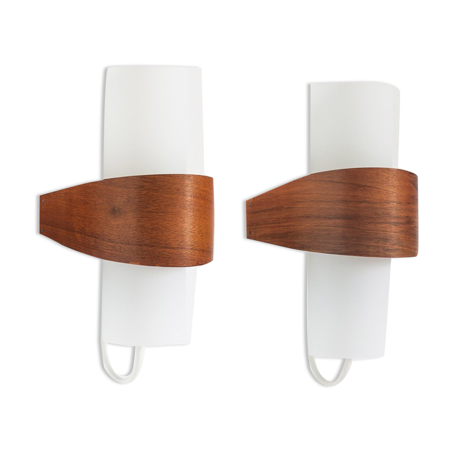 Pair of NX40 design wall lamps by Louis Kalff for Philips - Holland, 1960