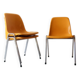 Space age stackable chairs, 1970s