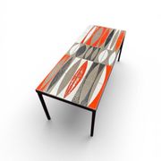 Table basse navettes de roger capron vallauris france années 1960