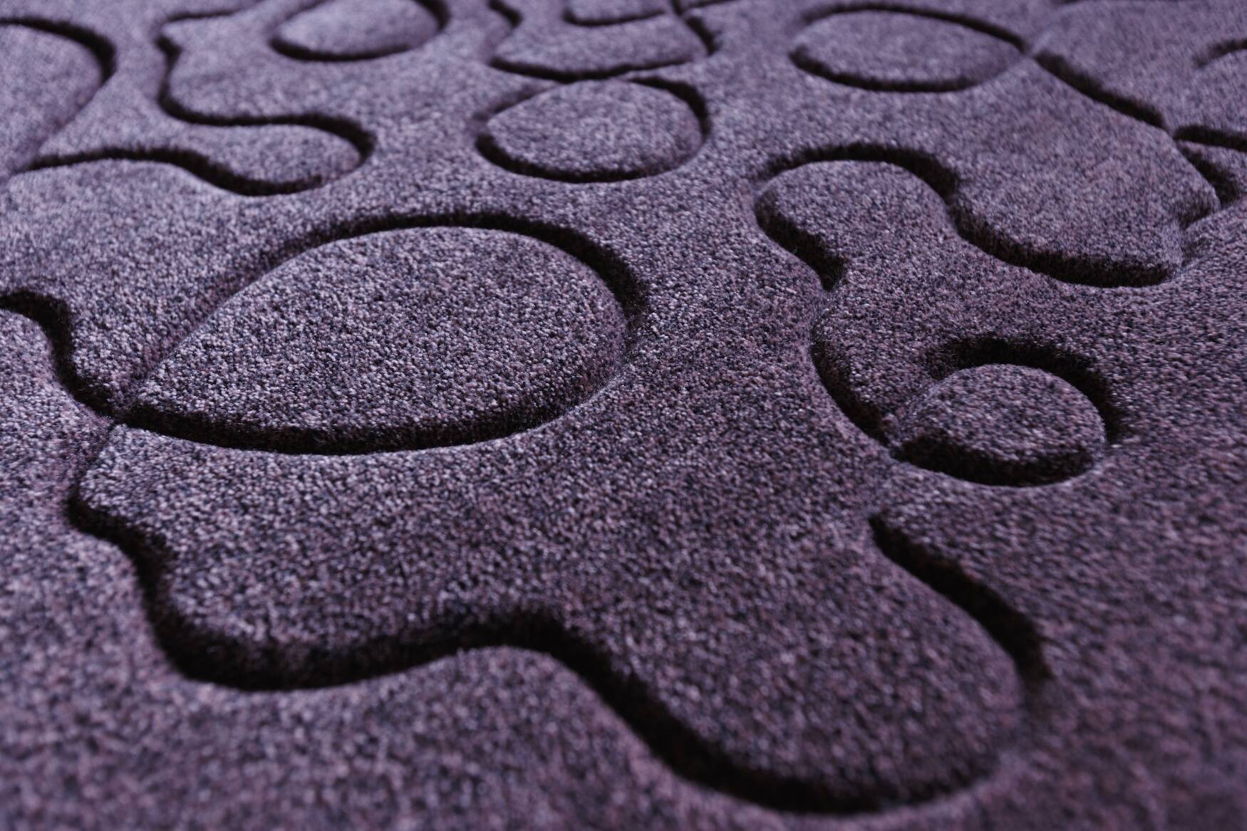 Tapis tufté à la main « Ciapek Art » en rose