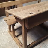 Table with period school bench